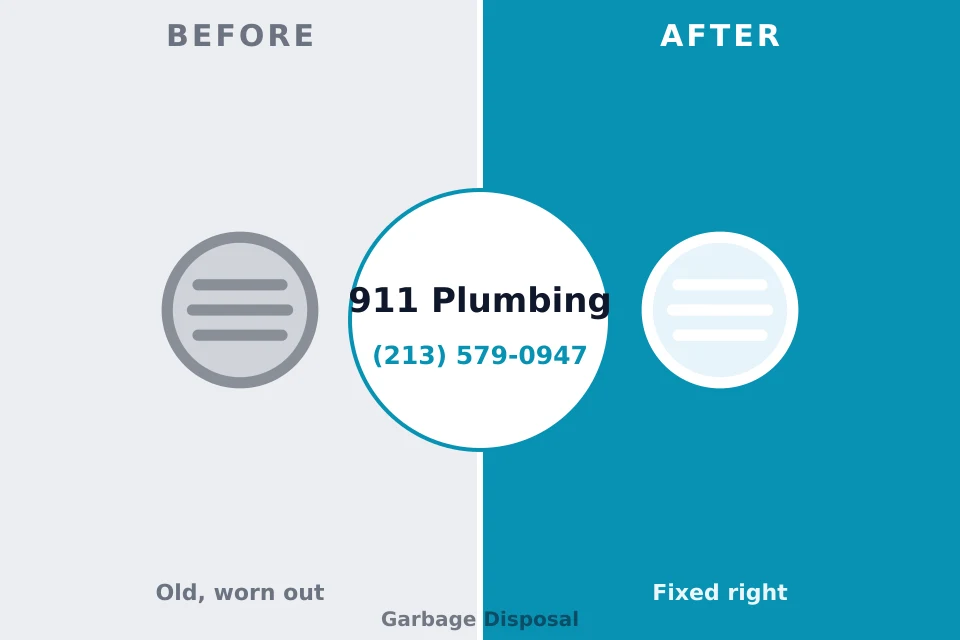 Before and after: plumbing repair East Bangor, PA